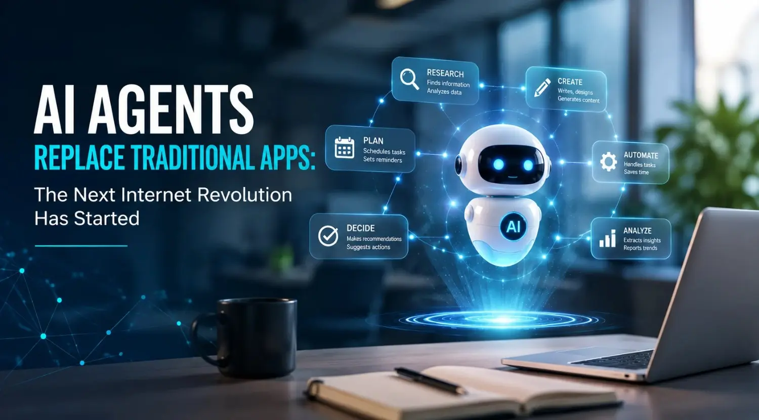 AI Agents Replace Traditional Apps The Next Internet Revolution Has Started