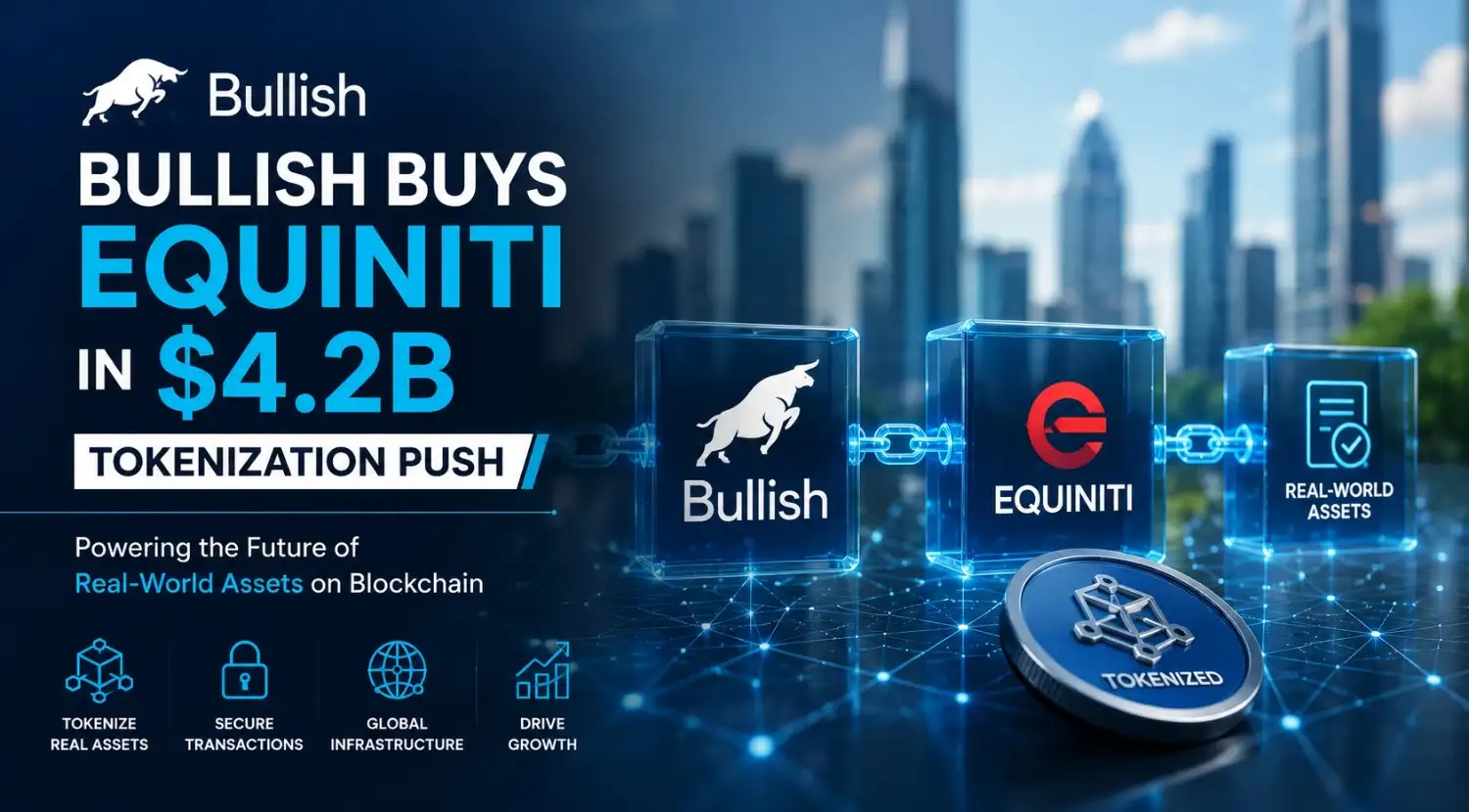 Bullish Buys Equiniti Tokenization Push