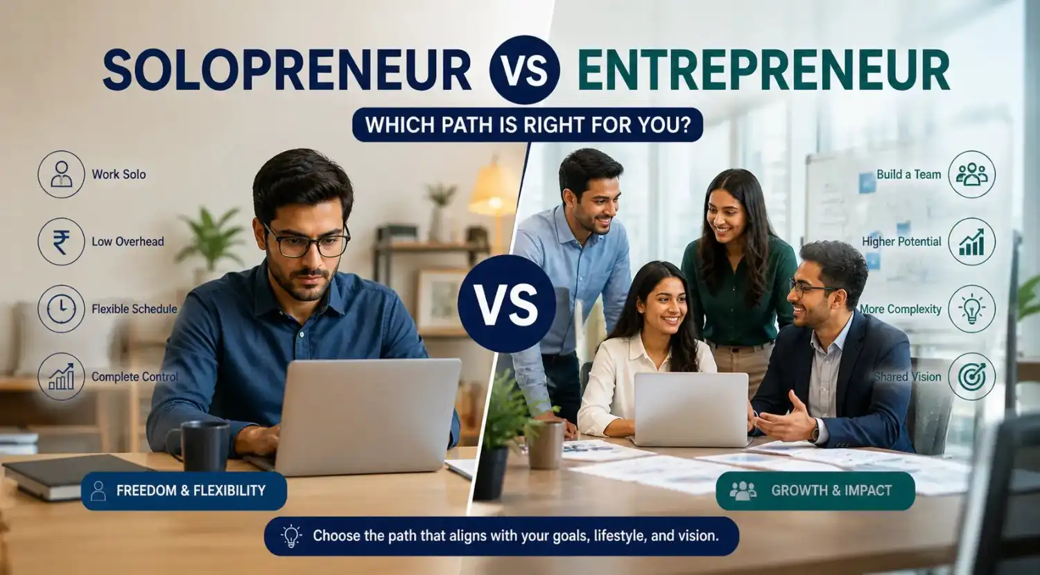Solopreneur V/S Entrepreneur Which Path Is Right For You