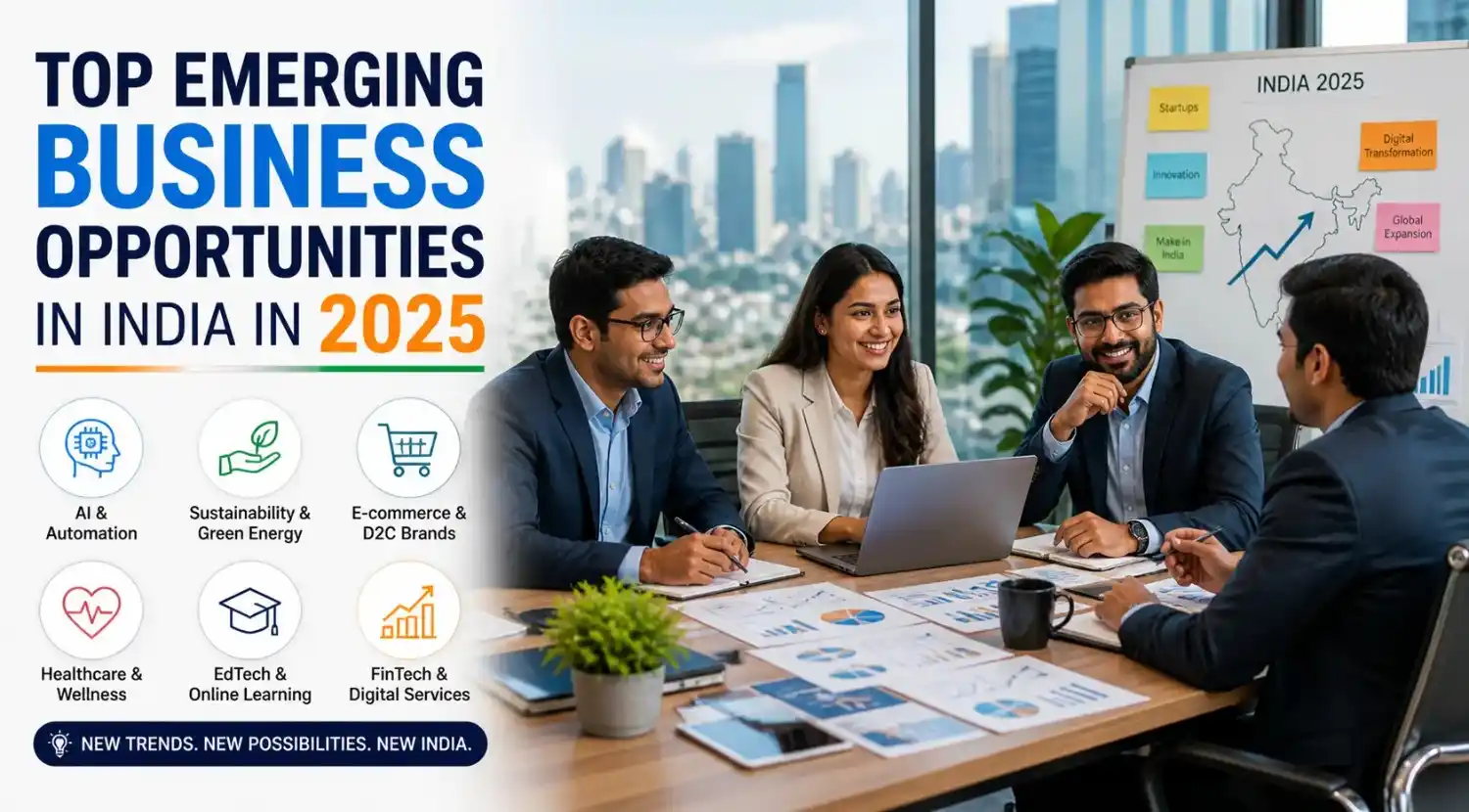 Top Emerging Business Opportunities in India